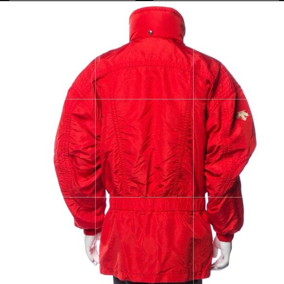 Descente Men’s Vintage Red Retro Ski Snow Winter Parka Jacket Size US XL - Picture 2 of 16